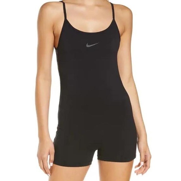 Nike Pants - Nike Repeat Tape Unitard in Black Romper Activewear